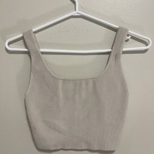 aritzia ribbed tank top - xs